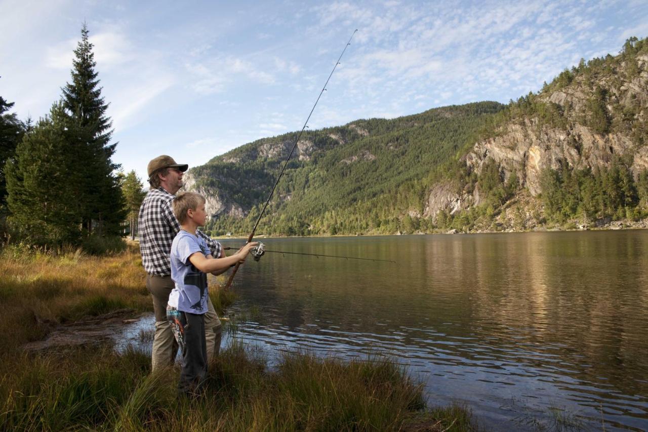Solvgarden Camping Rysstad Luaran gambar